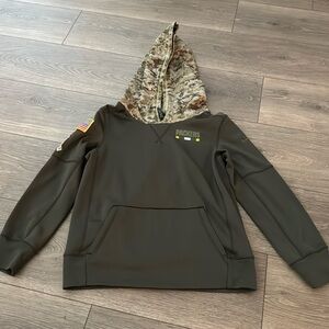 Nike NFL salute to service Green Bay Packers sweatshirt dry fit material